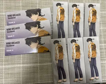 WIND BREAKER 윈브레 베이스야드 롱 캔뱃지 토카게 죠 9개
