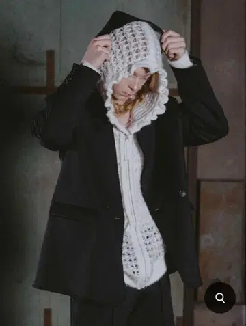 BABY KNIT HOODIE / ELCHELE