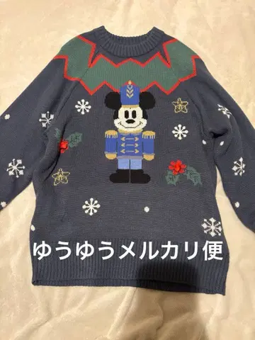[ 도쿄 디즈니 리조트 ] 미키 크리스마스 스웨터 2024년 모델 L