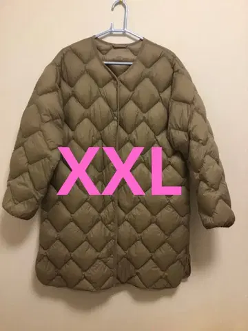 유니클로 울트라 라이트 다운 릴랙스 코트 카키 XXL