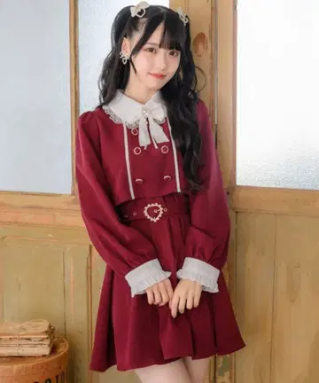 ROJITA 투피스풍 더블 리본 원피스