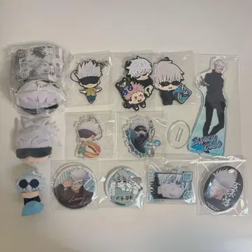 주술회전 고죠 사토루 굿즈 봉제 인형 키링 아크릴 스탠드