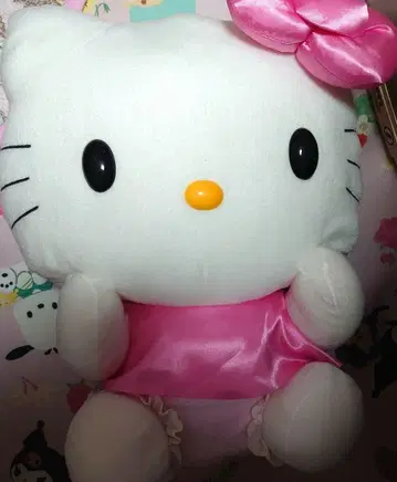 산리오 헬로키티 봉제 인형 본체 핑크