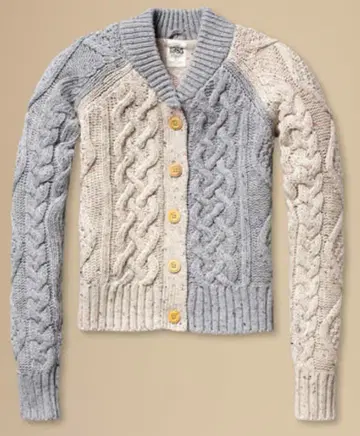 타미힐피거 가디건 니트