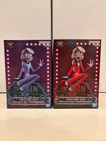 해즈빈 호텔에 오신 것을 환영합니다 모니터 탑 피규어 찰리 2체 세트