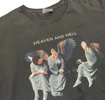 BLACK SABBATH HEAVEN AND HELL T셔츠 L사이즈