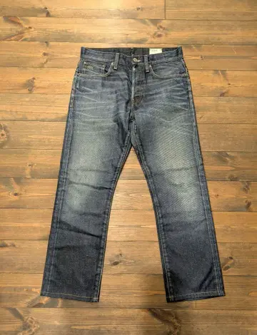 지스타 로우 3301 스트레이트 데님 다크 블루