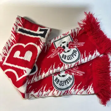 구제 축구 머플러 RB Leipzig 프린지 스카프 빨흰