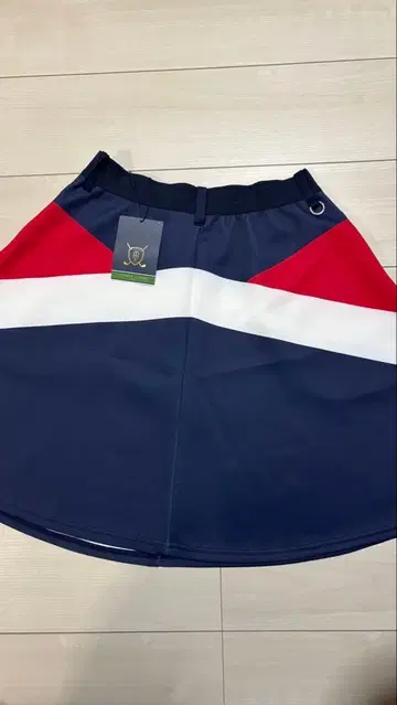 여성용 골프 스커트 네이비 레드