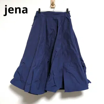 jena [새상품급] 플레어 스커트 허리밴딩 슬릿 빅 [프리 사이즈]