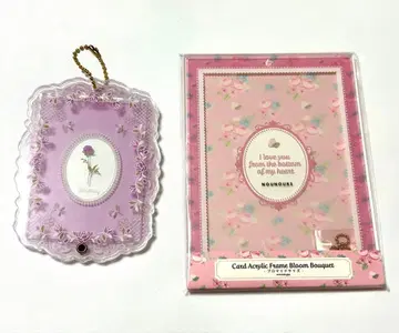 후쿠야 아크릴 프레임 핑크