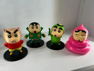 짱구는 못말려(크레용 신짱) 액션 피규어 4체 세트