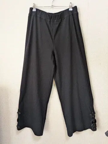 블랙 와이드 팬츠 사이즈 42