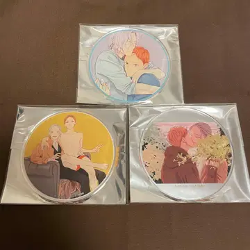 호사카 씨와 미요시 군 아크릴 코스터 3개 세트