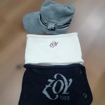 ZOY 조이 니트 캡 & 넥워머 2개