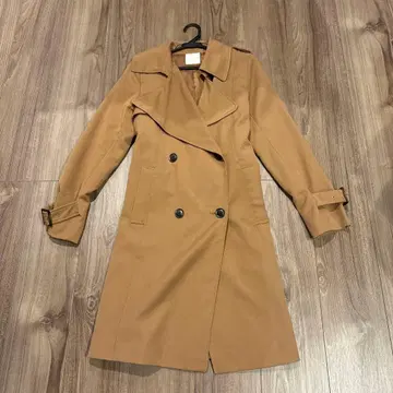 LOWRYSFARM 더블 브레스트 트렌치코트