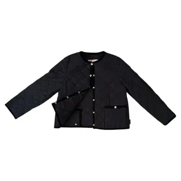 트래디셔널 웨더웨어 퀼팅 자켓 블랙