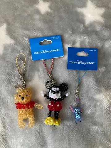 도쿄 디즈니 리조트 캐릭터 키링 세트