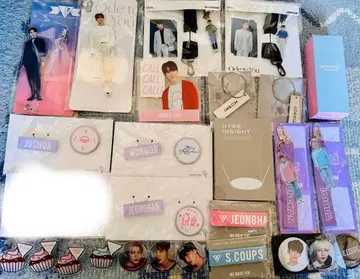 SEVENTEEN 공식 랜덤 굿즈 상품 여러 가지