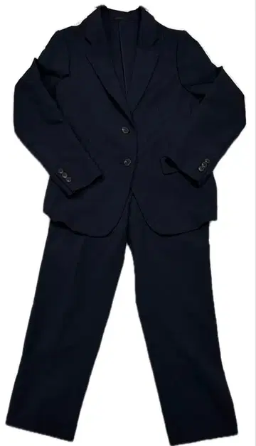 유니클로 정장 세트 네이비 여성용