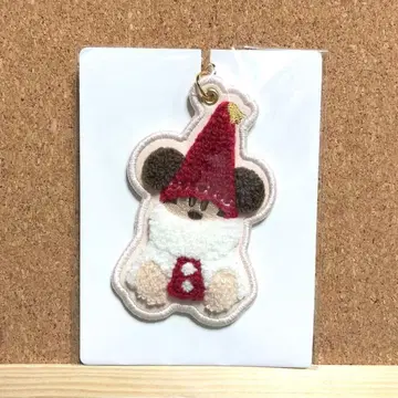 디즈니 크리스마스 2025 릴린린 키체인 빨간색