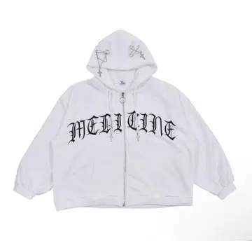 VOLCAN&APHRODITE 고양이 귀 로고 ZIP 후드티