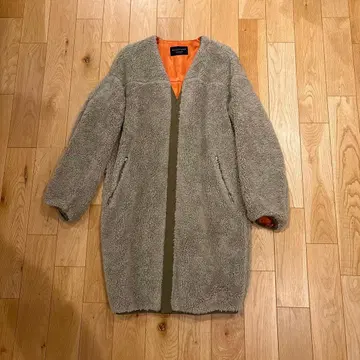 MACPHEE 보아 롱 코트