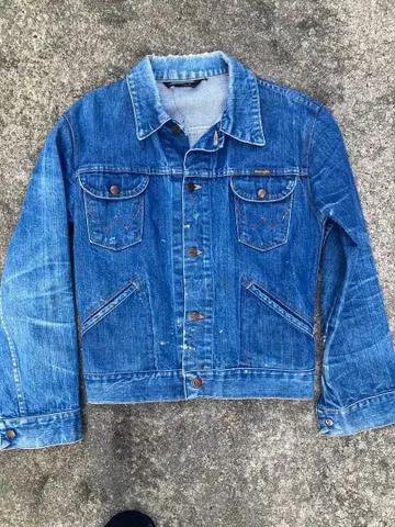 70s 80s 랭글러 124MJ 데님 자켓