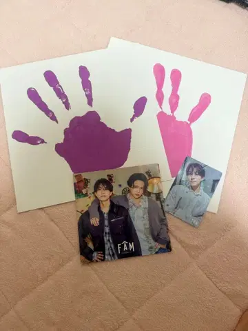 timelesz 키쿠치 후마 & 하시모토 쇼세이 손 모양 & 어나더 자켓