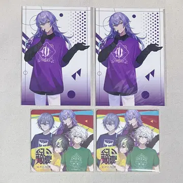 니지산지 호시미치 쇼 Dytica 니지 페스티벌 전시회 엽서 코스터