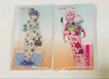 유루캠 아크릴 스탠드 유카타 시마린 나데시코 2세트