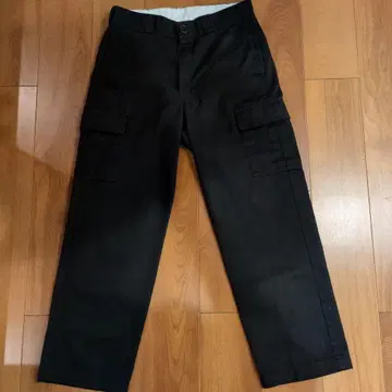 Dickies 블랙 카고 팬츠 디키즈 워크 팬츠