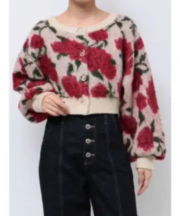 쥬에티 jouetie 패턴 2WAY 가디건 아이보리