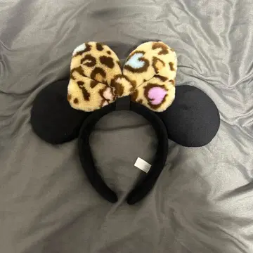 디즈니 레오파드 무늬 머리띠