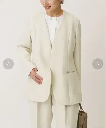 IENA 노카라 울 자켓