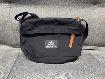 GREGORY 블랙 숄더백