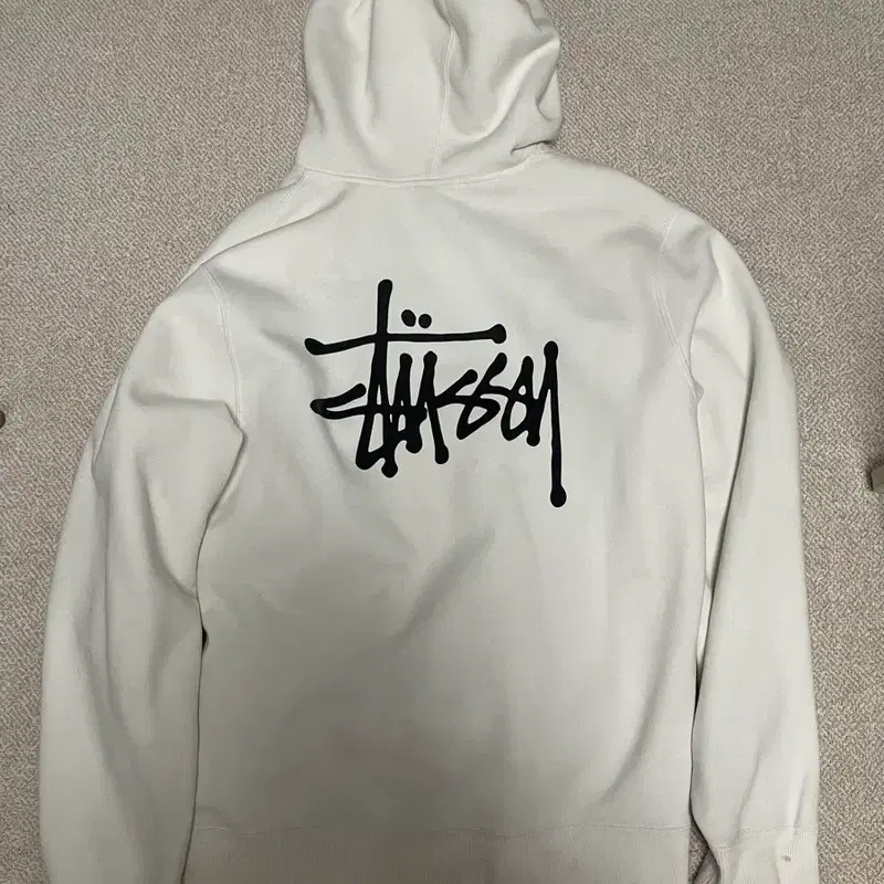 스투시 stussy 후드집업 화이트 L
