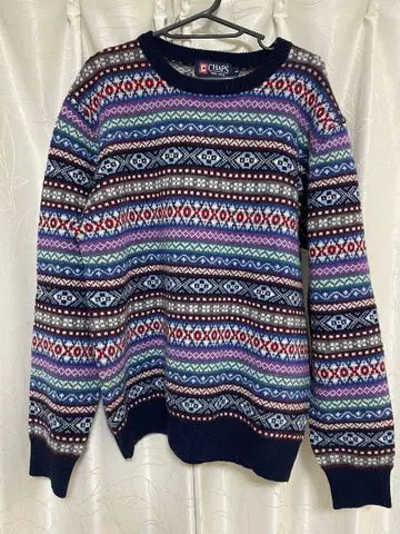 [ 새상품급 ] CHAPS 랄프 로렌 민족 패턴 니트 L 사이즈