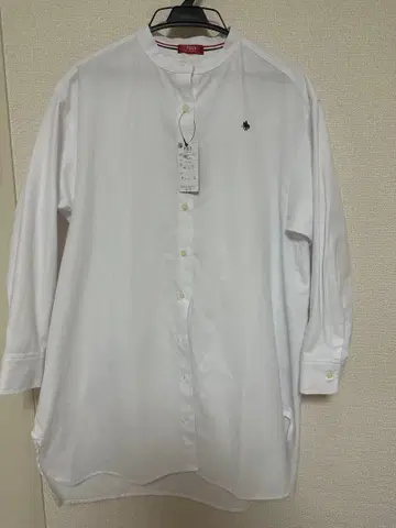 미사용 새상품 POLO 화이트 긴팔 셔츠 L 사이즈