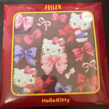 새상품 FEILER 페이러 산리오 콜라보 헬로키티 케이스 포함