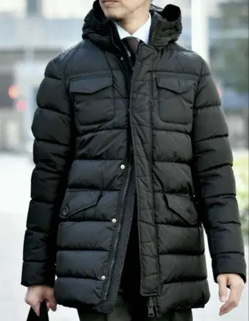 [ 무료배송 ] HERNO(헬레노) 다운 자켓 블랙 46사이즈