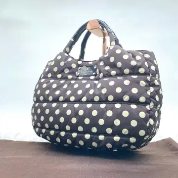 케이트 스페이드 핸드백 나일론 도트 무늬