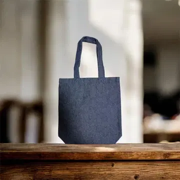 데님 원단 A4 토트백 밴드 포함