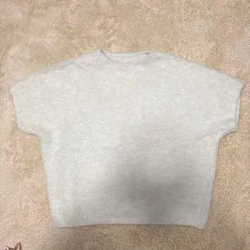 Mila Owen 라이트 그레이 니트 스웨터 베스트 원사이즈 새상품