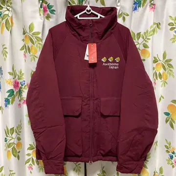 택 포함 그라니프 오썸 타이거 스탠딩 패디드 블루종 코트