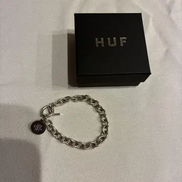 HUF 실버 체인 팔찌 S/M