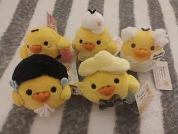 리락쿠마 키이로이토리 마 카페 테노리 봉제 인형 묶음 판매