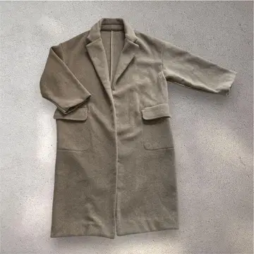 Ungrid 베이지 체스터 코트 긴팔