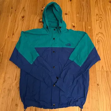 THE NORTH FACE 나일론 자켓 L 파랑/그린
