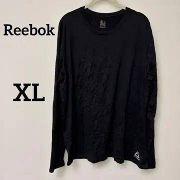 새상품급 Reebok [ XL ] 블랙 롱 슬리브 T셔츠